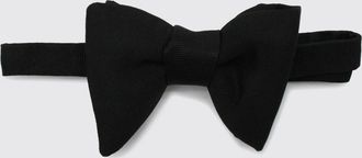 Tom Ford Papillon da cerimonia in pura seta nera