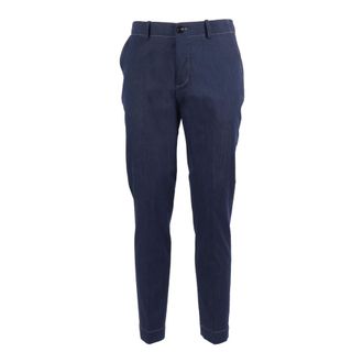 Roberto Ricci Design Slim-fit Trousers, male, Blue, Size: 2XL Pantalone Marina Week End