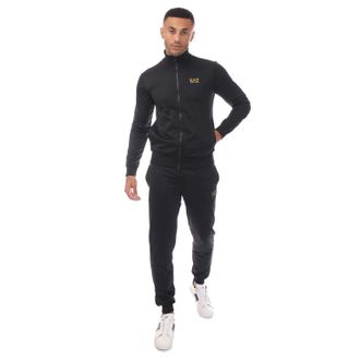 Emporio Armani Heren Emporio Armani EA7 Trainingspak met volledige rits in zwart