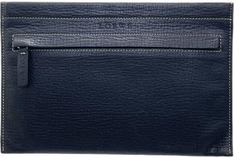 Loewe Black Leather Pouch (Pre-Owned)