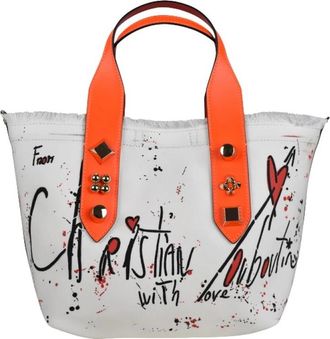 Christian Louboutin Frangibus Small Tote - Dames - Shoppers - Wit - ONE Size - Tassen