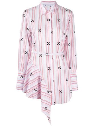 Off-white Chemisier Arrow asimmetrico - Rosa