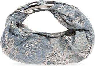 Diesel GRAB-D tote bag - women - Cotton - One Size - Blue