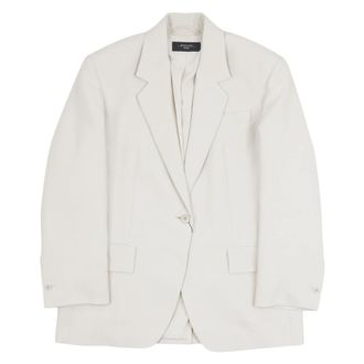 Max Mara Blazers, female, White, Size: M Floc Oversized Blazer