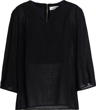 Cefinn Split Hem Voile Lightweight Blouse Size L