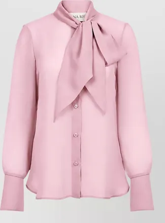 Nina Ricci silk long-sleeve shirt