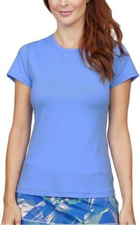 Sofibella UV Colors Short Sleeve Womens Tennis Shirt in Periwinkle at Nordstrom, Size X-Small