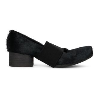 Uma Wang D&eacute;collet&eacute; Ballerina in pelle - - Shoes - Donna - Nero - 39 EU