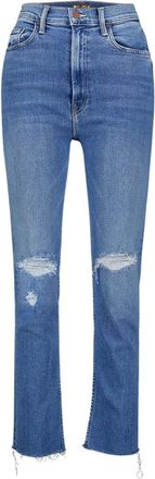 Mother Dames, Jeans, Blauw, Maat: W30 Denim