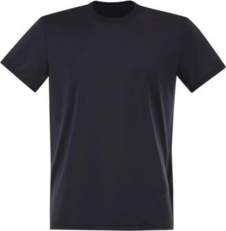 Roberto Ricci Design T-shirt met ronde hals en korte mouwen - Heren - T-shirts - Blauw - 2XL - Tops