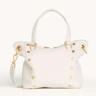 Hammitt Hammitt Daniel Calla Lily White Brushed Gold Med