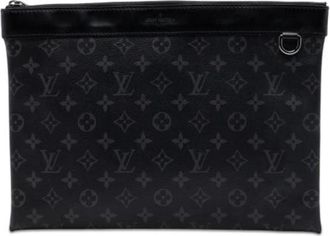 Louis Vuitton Pre-owned Discovery Pochette GM - Dames - Vintage Clutch - Zwart - ONE Size - Leer - Vintage