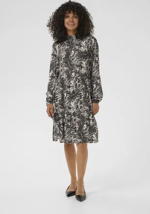 Kaffe Jurk KAlinda Loose fit black darkgrey