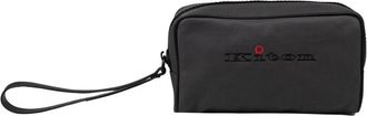 Kiton Pochette Classic Solid - Heren - Toilettassen - Grijs - ONE Size - Tassen