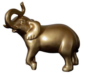 Schubiger M&ouml;bel Skulptur Goldener Elefant