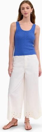 Rebecca Taylor Verana Knit Tank in Capri Blue at Nordstrom, Size X-Small