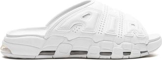 Nike Air More Uptempo slides - men - Rubber/Calf Leather/Foam - 14 - White