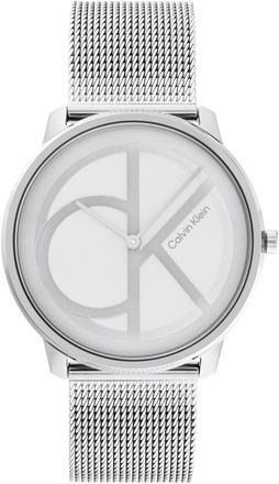 Calvin Klein Quarzuhr »CK ICONIC 40 mm« Armbanduhr, Damenuhr, Herrenuhr, Edelstahlarmband, analog