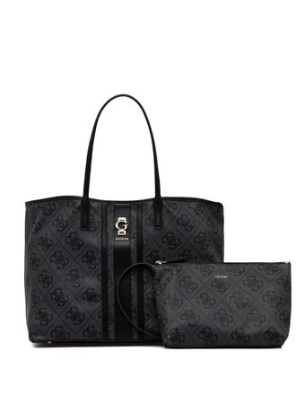 Guess Co Erenia monogram black tote bag