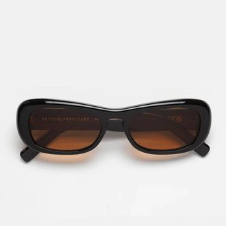Retro Superfuture Sunglasses Sugo Refined Pjv Black/Orange Unisex