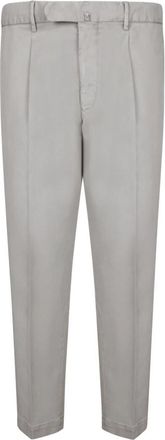 Dell'Oglio Stretch Pantalon - Heren - Nette broeken - Grijs - XL - Broeken