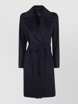 Max Mara virgin wool belted coat
