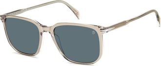 Eyewear by David Beckham Heren, Accessoires, Beige, Maat: 55 MM