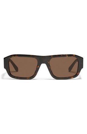 Quay Night Cap 55mm Square Sunglasses in Dark Tort/Brown at Nordstrom Rack