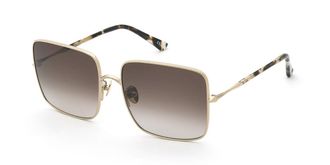 Nina Ricci SNR483 300J Womens Sunglasses Gold Size 60