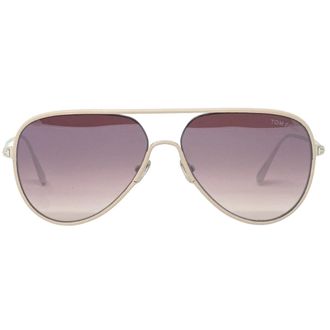 Tom Ford Jessie-02 FT1016 18Z Silver Sunglasses