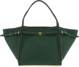 Tod's Bicolor Calfskin Tote Womens Bag