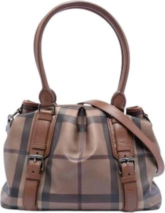 Burberry Pre-owned Handbags, female, Brown, Size: ONE SIZE Pre-owned Northfield
