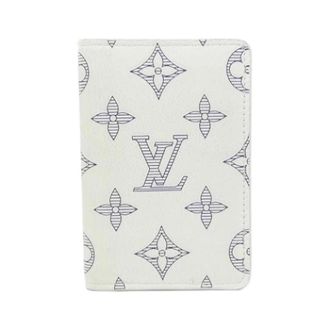 Louis Vuitton Pre-owned Kaarthouder - Heren - Pre-owned - Wit - Maat: ONE Size Leer