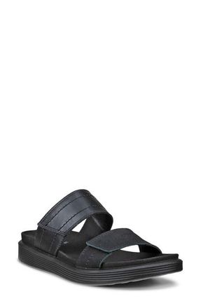 Ecco Soft Mule Sandal in Black/Black at Nordstrom, Size 10-10.5Us