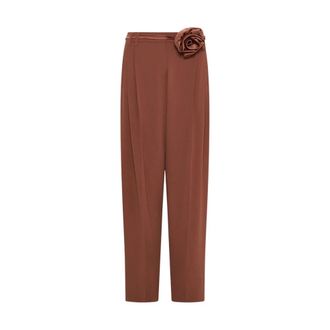 Marella Pantaloni Chino - - Trousers - Donna - Marrone - S
