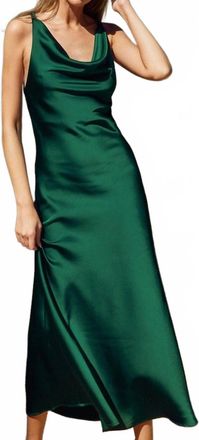 Dress Forum Athena Maxi Dress In Hunter Green