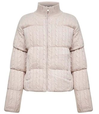 MC2 Saint Barth Quilted High Collar Mya Wool Jacket