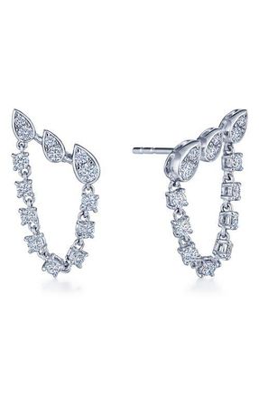 Kwiat Sunburst Diamond Ear Climbers in Platinum at Nordstrom