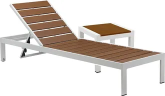 Pangea Home Indoor/Outdoor Joseph Lounger & Side Table