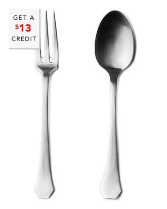 Mepra Moretto Ice 2Pc Serving Set With $13 Credit