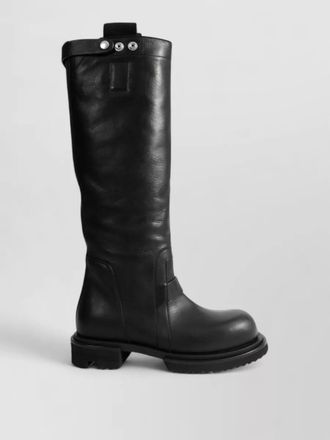 Rick Owens leather knee-high boots