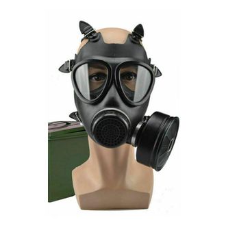 OEM Mascarilla Respiratoria - Filtro Doble Capa - Protecci&oacute;n Contra Polvo Polen Gases Org&aacute;nicos - Para Pintura Soldadura Lijado - 1 Unidad