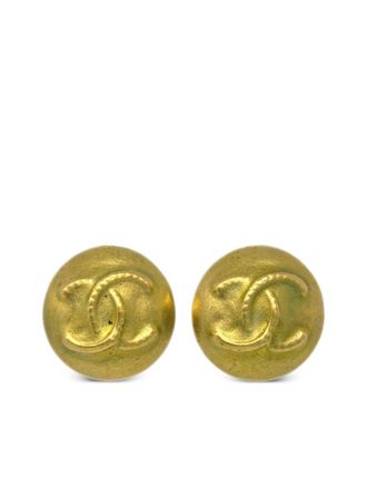 Chanel Orecchini a clip CC 1995 - Oro