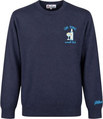 MC2 Saint Barth Heron Light Embry - - Knitwear - Uomo - Blu - 2XL