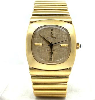 Corum Pre-owned Corum Spartacus Automatic Champagne Dial Mens Watch 90103