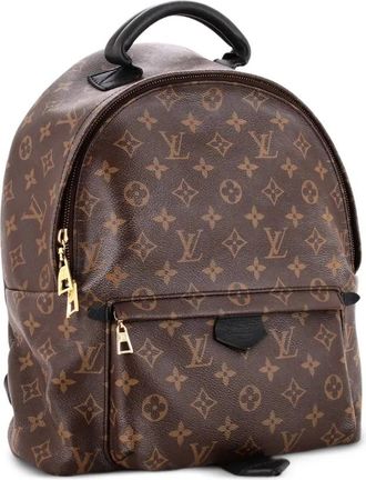 Louis Vuitton 2018 Monogram Palm Springs MM canvas rugzak - Bruin