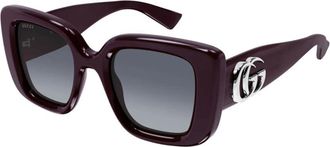 Gucci Grey Square Ladies Sunglasses GG1975S 004 50