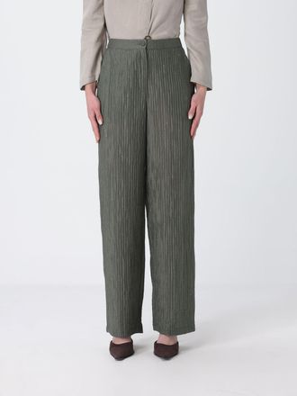 Emporio Armani Pantaloni pliss&egrave; Emporio Armani in cr&ecirc;pe lurex