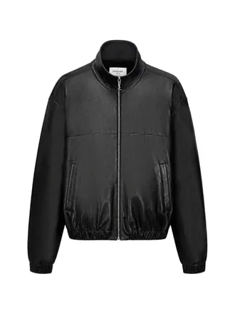 Saint Laurent Leren bomberjack van Saint Laurent