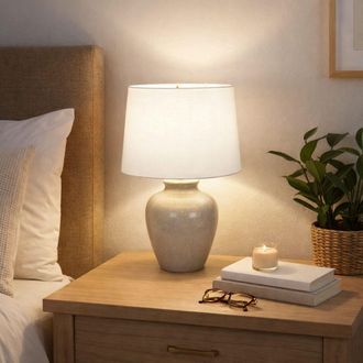 Pagazzi Bethany Dove Grey Table Lamp